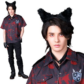 【レビュー特典】ハロウィン コスプレ 男 2025 メンズ ネオゾンビ ウルフポリス ■ かっこいい クール おおかみ オオカミ 狼耳 警官 警察官 男性用 コスチューム 衣装 仮装 コーデ パーティー 結婚式 二次会 忘年会 宴会 余興 出し物 学園祭 お祭り 文化祭 歓迎会 イベント