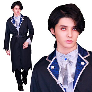 【レビュー特典】ハロウィン コスプレ 男 2025 メンズ ネオゾンビ ミッドナイトヴァンパイア ■ かっこいい クール バンパイア ドラキュラ 吸血鬼 男性用 コスチューム 衣装 仮装 コーデ パー