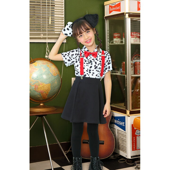 楽天市場】【ハロウィン 衣装 子供】 ダルメシアンシャツ キッズ  