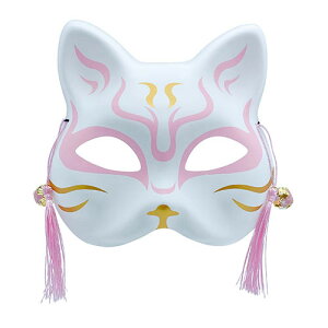 推祭 猫面【大】 【レッド/ブルー/オレンジ/グリーン/パープル/ピンク/ブラック/イエロー/ホワイト】 推しを祭る 推し活 お面 おまつり おうち縁日 夏祭り 夜店 子ども会 子供会 イベント用