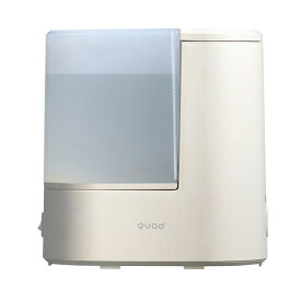 スチーム加湿器 ERU MOIST LITE エルモイストライト 【アイボリー/グレー】【QS548】スチーム式 おしゃれ お洒落 コンパクト 卓上 アロマ対応 空焚き防止機能 ラクラク給水 丸洗いで清潔 リビング 寝室 プレゼント ギフト QUADS クワッズ