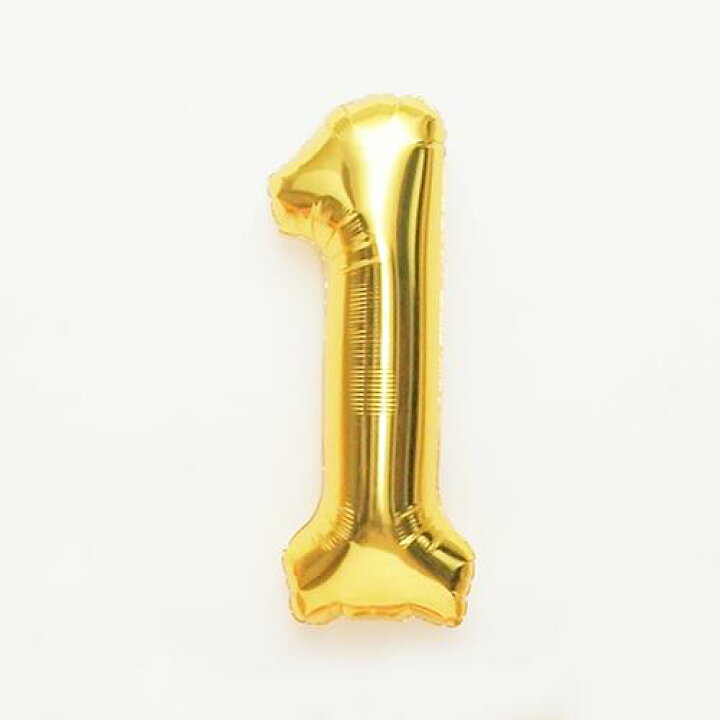 楽天市場】【1歳 誕生日 飾り付け】レターバルーン16インチ ゴールド 