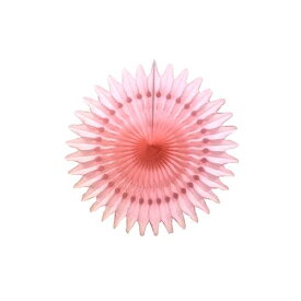 ペーパーレーシーファン パウダーピンク 30cm【バースデーバンクオリジナル】【ペーパーファン】パーティーデコレーション お誕生日 バースデーパーティー ホームパーティー 装飾 イースター