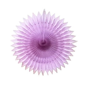 ペーパーレーシーファン ライラック 40cm【バースデーバンクオリジナル】【ペーパーファン】パーティーデコレーション お誕生日 バースデーパーティー ホームパーティー 装飾