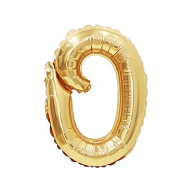 スクリプトレターバルーン ゴールド「O」14インチ 【バルーン・風船】カリグラフィー お誕生日のお祝い HAPPY BIRTHDAY バルーン 自宅で記念撮影 おうちスタジオ バースデイ パーティーデコレーション