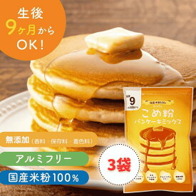 【D'sTs 直営店】米粉 ホットケーキミックス パンケーキミックス 100g×3袋セット 米粉ミックス 米粉パンケーキミックス 米粉のホットケーキミックス パンケーキ粉 米粉パンケーキ 無添加 パンケーキ 粉 国産米粉パンケーキミックス アルミフリー グルテンフリー 離乳食
