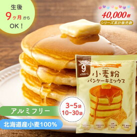 【D'sTs直営店】ホットケーキミックス パンケーキミックス 100g×3袋～30袋 無添加ホットケーキミックス 使い切り パンケーキ ミックス粉 ホットケーキ 粉 アルミフリー 手づかみ食べ ベビーフード 離乳食後期 おやつ 赤ちゃん 保存料 着色料 香料 無添加 ディーズティーズ
