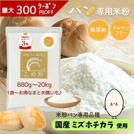 《ランキング第1位》 【D'sTs直営店】米粉 パン用 ミズホチカラ 880g 2kg～20kg グルテンフリー パン用米粉 国産 こめこ 米粉パン粉 米粉パン専用 米粉パンホームベーカリー パン用米粉ミズホチカラ みずほのちから 無添加 ミズホノチカラ