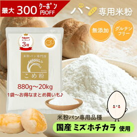 《ランキング第1位》 【D'sTs直営店】米粉 パン用 ミズホチカラ 880g 2kg～20kg グルテンフリー パン用米粉 国産 こめこ 米粉パン粉 米粉パン専用 米粉パンホームベーカリー パン用米粉ミズホチカラ みずほのちから 無添加 ミズホノチカラ