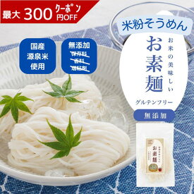 《ランキング第1位》 【D'sTs直営店】 米粉そうめん 1人～5人前100g 国産米粉 使用 米粉麺 米粉 そうめん 素麺 無添加 米粉の麺 米の麺 米麺 小麦粉不使用麺 おそうめん グルテンフリー食材 グルテンフリーの食品 グルテンフリー 小麦アレルギー 残留農薬検査済 源泉米使用