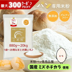 《ランキング第1位》【D'sTs直営店】 米粉 パン用 ミズホチカラ 880g 2kg～20kg 無添加 グルテンフリー パン用米粉 国産 こめこ パン 米粉パン粉 米粉パン専用 米粉パンホームベーカリー ミズホチカラ米粉 パン用米粉ミズホチカラ みずほのちから ミズホノチカラ 米粉パン