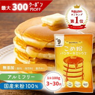 《ランキング第1位》6冠【D'sTs直営店】 米粉 ホットケーキミックス パンケーキミックス 100g×3袋～30袋…