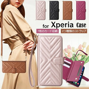 Xperia10 VII �P�[�X �蒠�^ �V�����_�[ �G�N�X�y���P�[�X ���|�� �΂ߊ|�� ���U�[ �v ���n �V���v�� ���킢�� ������� Xperia 1 VII 10 VI 1 VI 5 V 10 V 1 V �P�[�X Xperia Ace III Ace II �P�[�XXperia 5 IV 10 IV 1 I