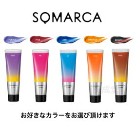 あす楽 hoyu ホーユー ソマルカ カラーチャージ 130g somarca お好きなカラーをお選び頂けます。 パープル アッシュ ピンク ブラウン オレンジ ヘアカラー カラー トリートメント カラーシャンプーの後に使用することで、染まりをさらに実感できるカラーチャージ