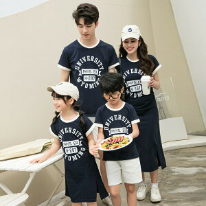 半袖 コーデ 夏 お揃い tシャツ 上下セット ワンピース 親子 ペアルック ペア 夏服 親子コーデ シンプル カジュアル 2点セット 赤ちゃん 親子ペアルック ペアtシャツ 家族 お揃い ブランド 大