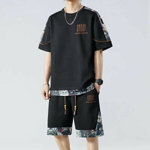 スウェットtシャツ スウェットパンツ 夏 運動着 メンズ 夏 半袖 ジャージ 上下 大きいサイズ おしゃれ セットアップ 上下2点セット シャツ メンズ 誕生日 ギフト 男性用 ルームウェア 部屋着