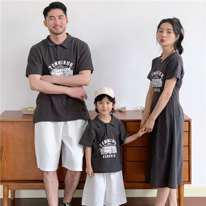 夏 家族 お揃い 3人 tシャツ ワンピース カジュアル 親子 ペアルック シンプル 赤ちゃん 親子ペアルック ペア 夏服 親子コーデ ペアtシャツ 半袖 コーデ tシャツ ブランド 子供 お揃い 親子 お