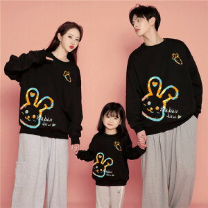 親子 ペアルック 女の子 親子お揃い服 赤ちゃん トレーナー 親子 親子 ペアルック ペアルック 秋 冬 綿 親子ペアルック パーカー トップス ゆったり ママ 冬 ペアルック ブランド パパ ベビー