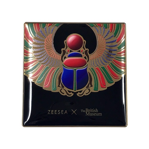 ZEESEAと大英博物館のコラボで話題のアイシャドウパレット ZEESEA 倉 ズーシー X 大英博物館 中国コスメ アイメイクカラーメイクコスメ #02 ブランド買うならブランドオフ SCARAB 16色スクエアアイシャドウパレット