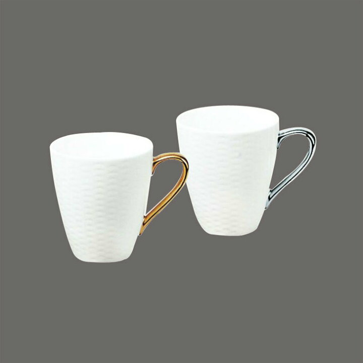 楽天市場】ノリタケ アミ マグカップペア (金・銀)1605-6L/P94555 