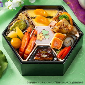 おせち 2027 予約「薬屋のひとりごと」おせち料理 和洋オードブル 一段重 18品 2人前 描きおろしアクリルスタンド・オリジナルイラストペーパー付（盛り付け済み・冷凍）送料無料[美食サークル]