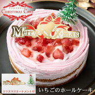 《9/24 AM1:59まで 合計ポイント16倍！》【クリスマスケーキ予約・2026】いちごのホールケーキ（オーナメ…