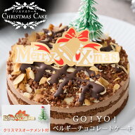 《9/15 24時間限定！合計ポイント19倍！》【クリスマスケーキ予約・2026】GO！YO！ベルギーチョコレート…