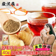 生姜 生姜パウダー 40g しょうがパウダー 生姜粉末 生姜パウダー 国産 オーガニック 生姜湯 無添加 無着…