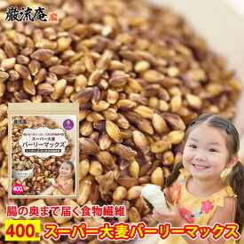 ｢ カズレーザーと学ぶ ｣で紹介! スーパー大麦 バーリーマックス 400g 食物繊維 レジスタントスターチ ハイレジ 大麦 もち麦 玄麦 腸活 雑穀 はと麦 オーツ麦 玄米 よりおすすめ