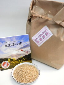 佐渡産 朱鷺と暮らす郷 コシヒカリ 無農薬無化学肥料玄米 2kg 送料込み（沖縄県は別途送料600円加算）