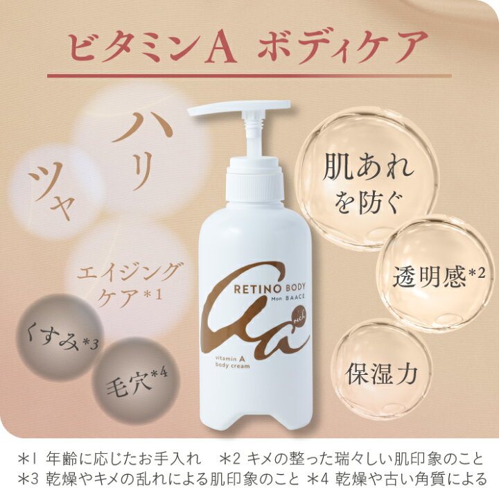 楽天市場】【レチノボディ UVケアセット】レチノール ボディクリーム 