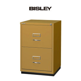 [日本正規代理店] BISLEY 2F カギ付 ビスレー 引き出し 2段 ファイリング キャビネット[テレワーク デスク]