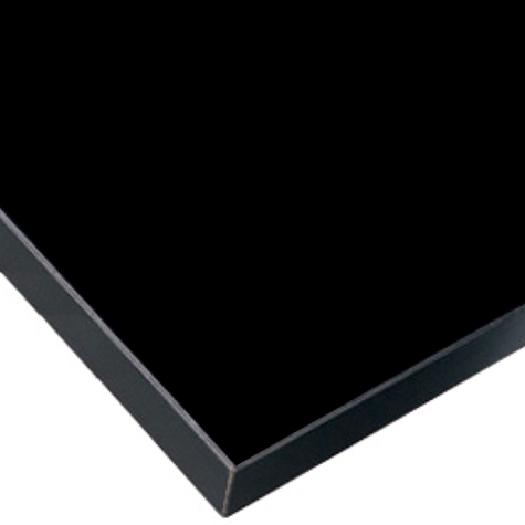 メラミン天板B ブラック デスクセット用 W1505〜1800 D605〜700 ストアー