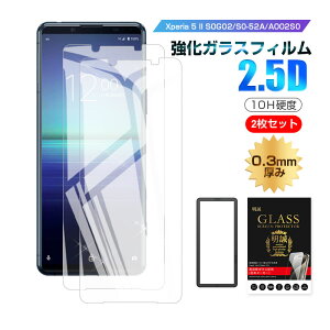 y2Zbgz2Zbg Xperia 5 II KXtB GNXyA5 }[Nc[ SO-52A / SOG02 / A002SO / XQ-AS42 tیKXV[ Sony Xperia X}zp XN[یV[g NAdl 