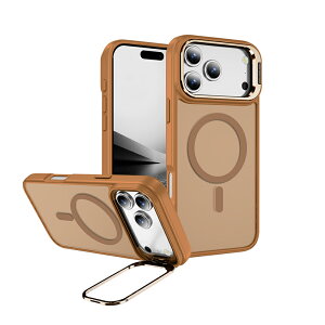 iPhone17 �P�[�X �X�^���h�t�� �p�x�����\ iPhone Air/iPhone 17 Pro/iPhone 17 Pro Max �n�C�u���b�h�P�[�X �}�O�l�b�g���� MagSafe�[�d�Ή� �P�[�X�J�o�[ �l������ PC�{�[�h �ϏՌ� ���C�h�~ �y�� ���^ �t