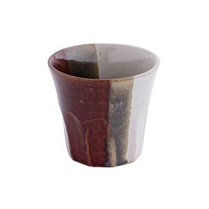 【公式】フリーカップ ゆかし 美濃焼 陶器 日本製 250ml 9cm 8.2cm ネイビー ブラウン 食洗機対応 電子レンジ対応 CDF etendue CDFエタンデュ ビスク