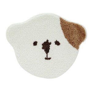 �y�����z�A�N�Z���g�}�b�g �ݖ����� ���܂� ���傢���܂� 45cm 35cm �|���G�X�e��100% ���ׂ�~�� ���낭�� �z�b�L���N�O�} �F �u���E�� �z���C�g CDF etendue CDF�G�^���f�� �r�X�N