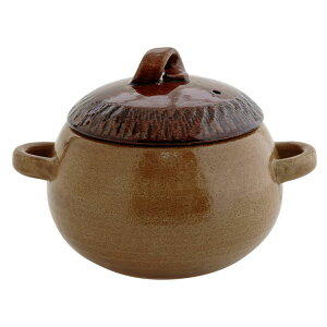 【ポイント10倍 お買い物マラソン10/24-27】【公式】ごはん鍋 3合 どんぐり レンガ ブラウン ベージュ ダークブラウン 萬古焼 日本製 1700ml 22cm 17cm 18cm 耐熱陶器 食洗機対応 電子レンジ対応 オー