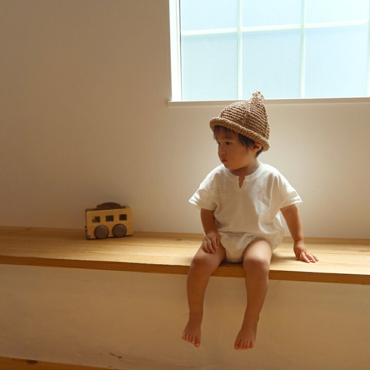 楽天市場】とんがり麦わら帽子 Bisque びすく 韓国子供服 ビスク  