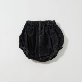 ウォッシュデニムブルマ Bisque びすく 韓国子供服 ビスク ベビー服 赤ちゃん 男の子 女の子 ユニセックス 春 夏 秋 シンプル ナチュラル おしゃれ かわいい ベビーブルマ ブルマ かぼちゃパンツ コットン 2カラー ナチュラルカラー 70 80 オリジナル ギフト プレゼント
