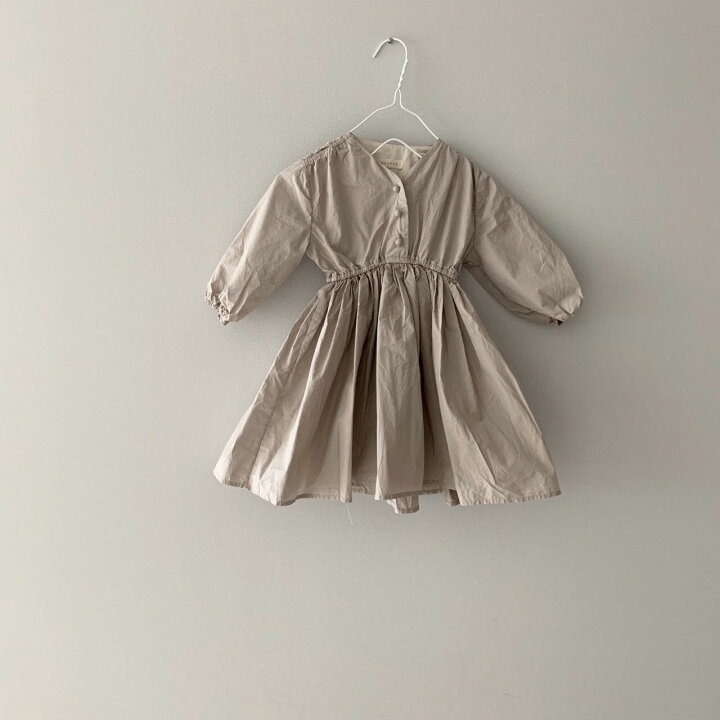 楽天市場 Kids ソフィアワンピース Bisque びすく 韓国子供服 ビスク キッズ服 女の子 ナチュラル 長袖 韓国子供服 Bisque 楽天市場店