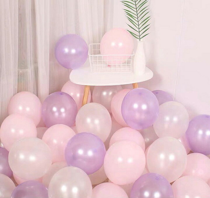 楽天市場 風船 バルーン セット 3色で 30点 誕生日 飾り付け 結婚式 風船 結婚式飾り バースデーパーティーグッズ ライト ピンク 風船 ライトピンク 風船 ライト パープル風船 バルーン ライトパール シルバー バルーン ヘリウムガス対応 微笑ライフ