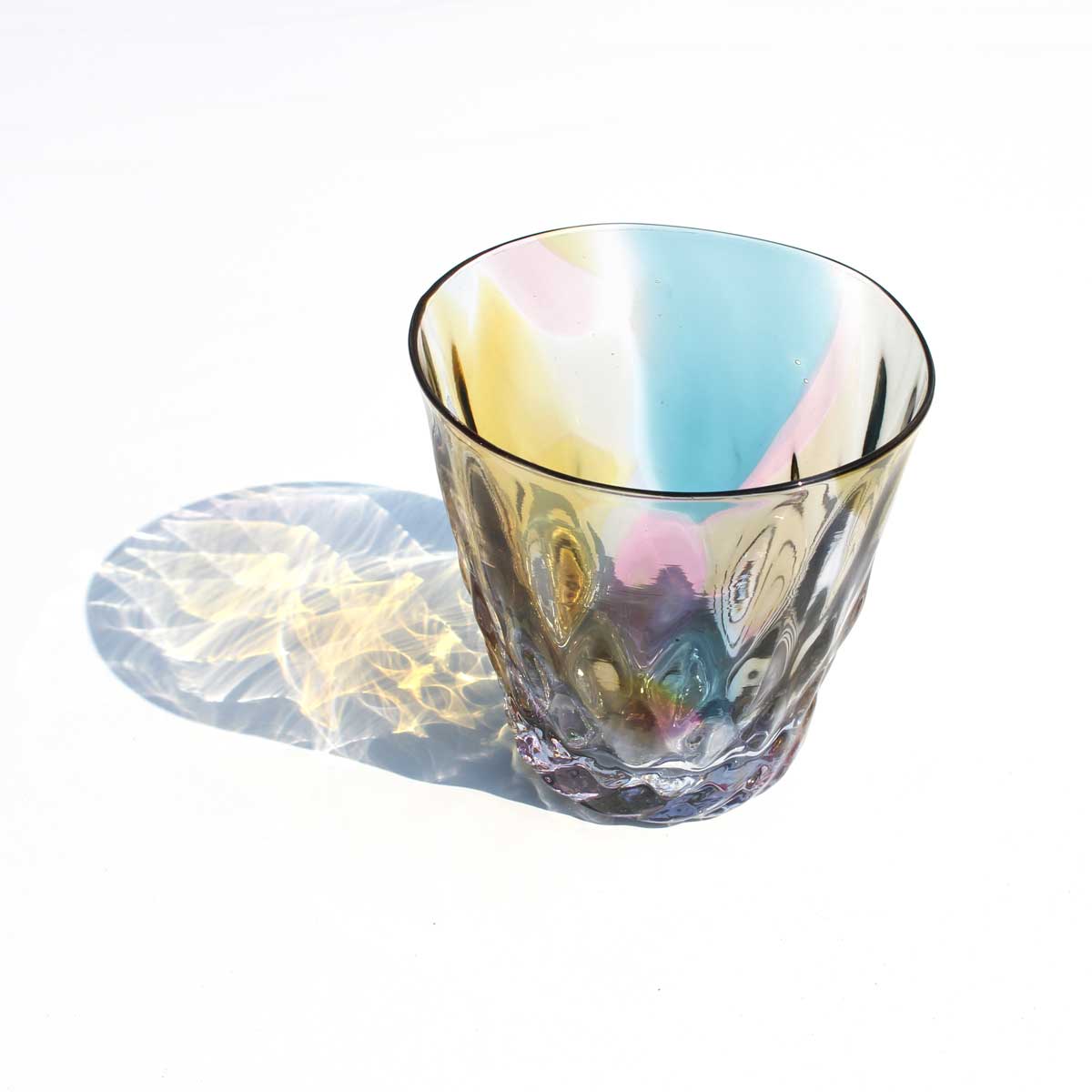 新品本物Glasscalico グラスキャリコ ハンドメイド ダイヤ earth グラス ガラス酒器 焼酎 ロックグラス ウイスキー ダイヤ)  (アース タンブラー 酒器
