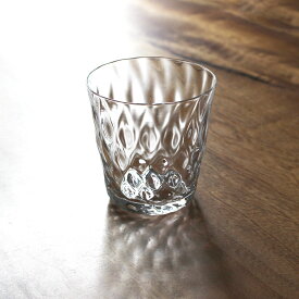 glass calico クリアダイヤ ロックグラス グラスキャリコ ハンドメイド グラス おしゃれ 来客用 ギフト プレゼント