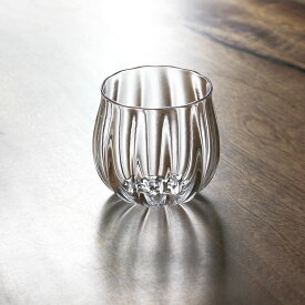 glass calico クリアライン 丸型 ロックグラス グラスキャリコ ハンドメイド グラス おしゃれ 来客用 ギフト プレゼント