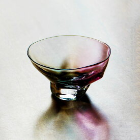 glass calico ミナモearth (ミナモアース) ぐい呑 冷酒器 【単品販売】 グラスキャリコ ハンドメイド ガラス酒器 おしゃれ 来客用 ギフト プレゼント