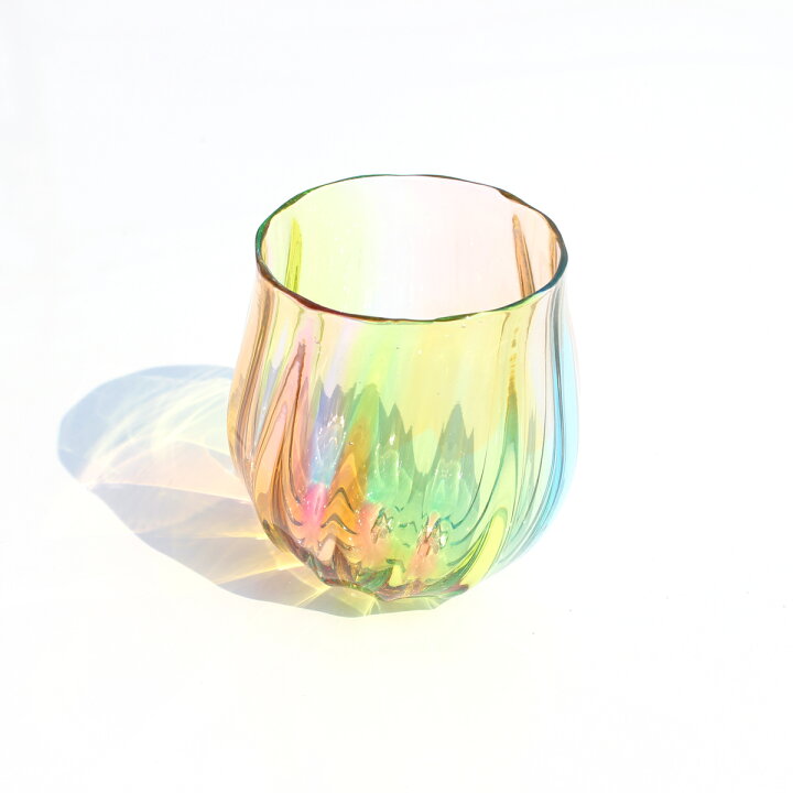楽天市場 Glasscalico グラスキャリコ ハンドメイド ガラス酒器 プリズム ライン 丸型 ロックグラス ウイスキー 焼酎 カクテル 梅酒 グラス おしゃれ ギフト プレゼント 酒器 グラスの専門店 美酒器や
