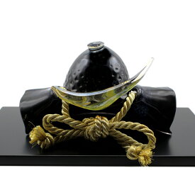 ガラスの兜 政宗（まさむね） SAIZOU GLASS LABO 可児友紀 ハンドメイド ガラスアート 兜飾り 五月人形 端午の節句 初節句 オブジェ コンパクト ギフト