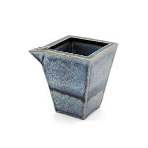 山下陶房 山下秀樹 銀化天目(ぎんかてんもく) 角片口 (小・1合) 【単品販売】 冷酒 熱燗 ぬる燗 おしゃれ ギフト プレゼント