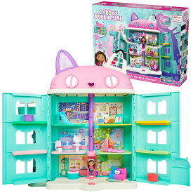 (ギャビーのドールハウス) Gabby's Dollhouse Purrfect(パーフェクト)ドールハウス フィギュア2個 家具8個 アクセサリー3個 小包2個 サウンド付き 対象年齢3歳以上 子供のおもちゃ